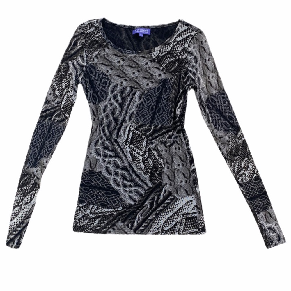 Vivienne Tam Chain design long sleeve size XS